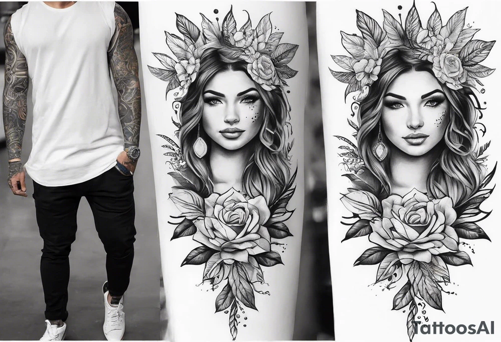 Design me a sleeve that shows appreciation for life, compassion and love for others and myself, love for life and the world and nature, gratitude for friends and family and a desire to experience life and living it to the fullest tattoo idea