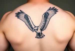 Osprey in a dive tattoo idea