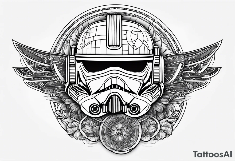 Star wars pinup girl tattoo idea