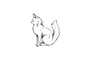 anthropomofic furry character tattoo idea