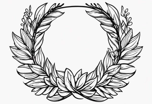 WING, SNAKE, LAUREL WREATH AND tattoo idea