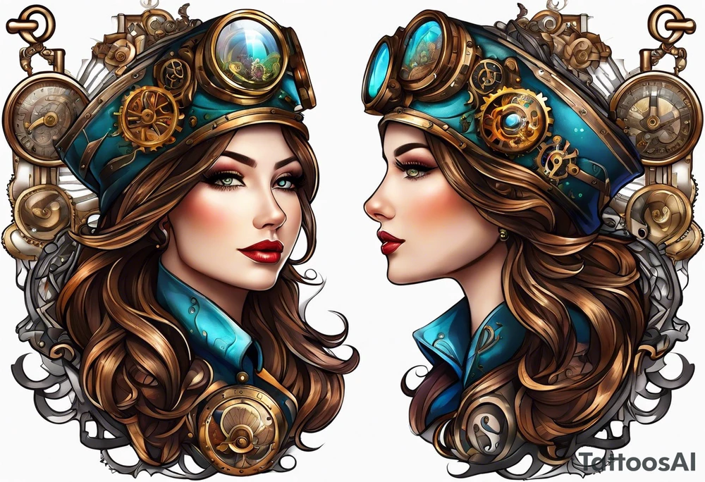 Steampunk tattoo idea
