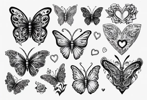 Heart butterflies
Layla Jones
4-ever and always tattoo idea