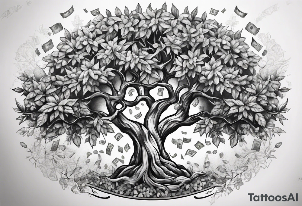 Money trees tattoo idea