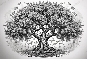 Money trees tattoo idea