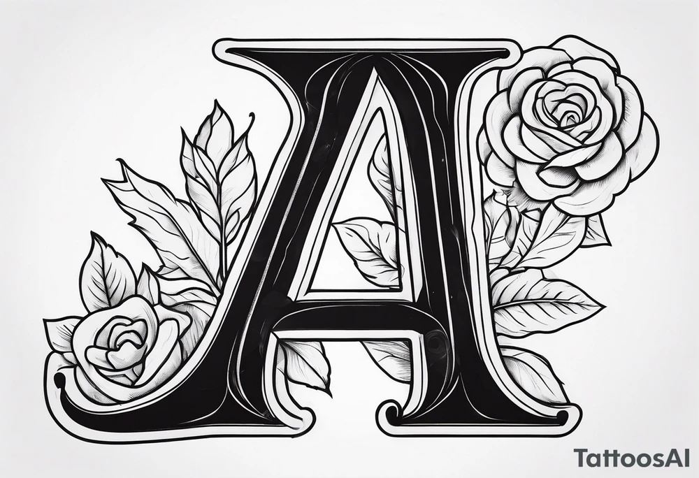 a letter with wax stamp tattoo idea