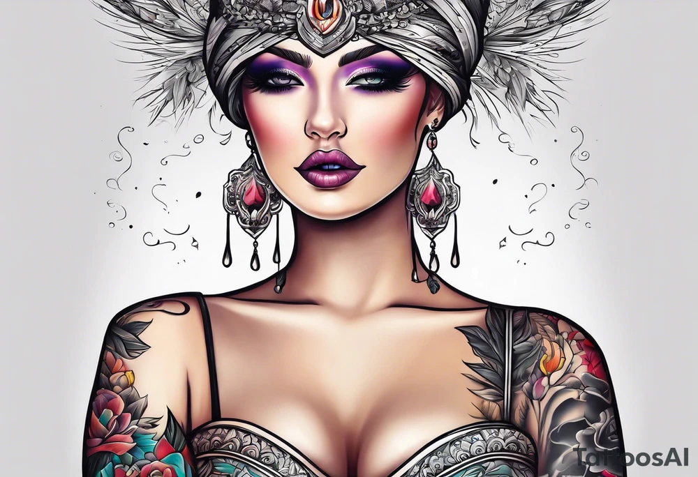 Candle in the darkness alone tattoo idea