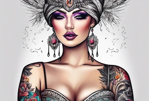 Candle in the darkness alone tattoo idea