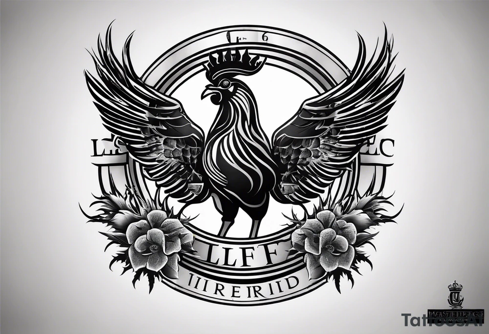 Combine LFC's Liverbird with a thistle and with MacLaren tartan tattoo idea