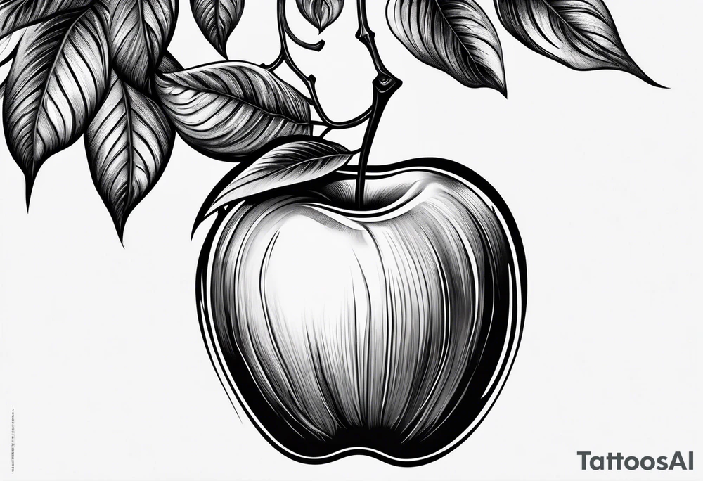Apple tattoo idea