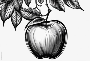 Apple tattoo idea