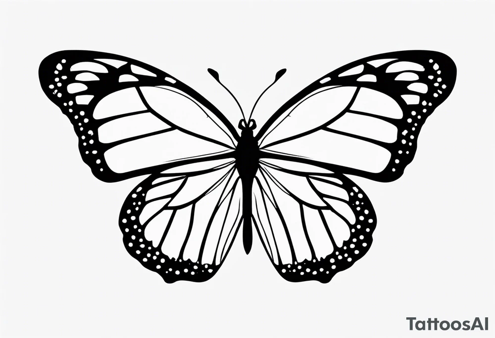 monarch tattoo idea