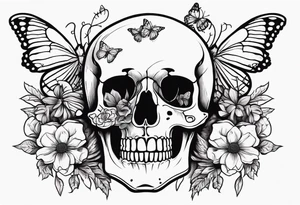 full body skeleton in pieces

 flowers and butterflies
simple design minimal words "dry bones come alive" tattoo idea