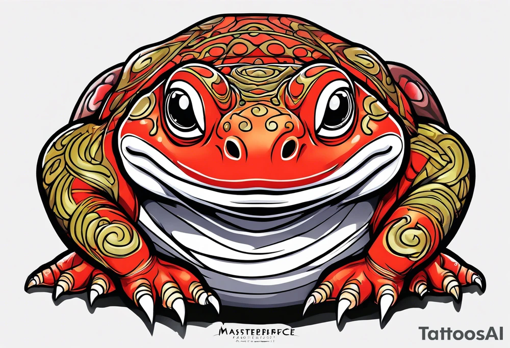 Jiraiya Naruto Gamakichi toad tattoo idea