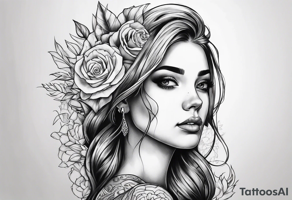 dead girl tattoo idea