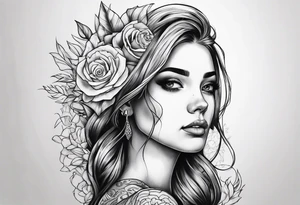 dead girl tattoo idea
