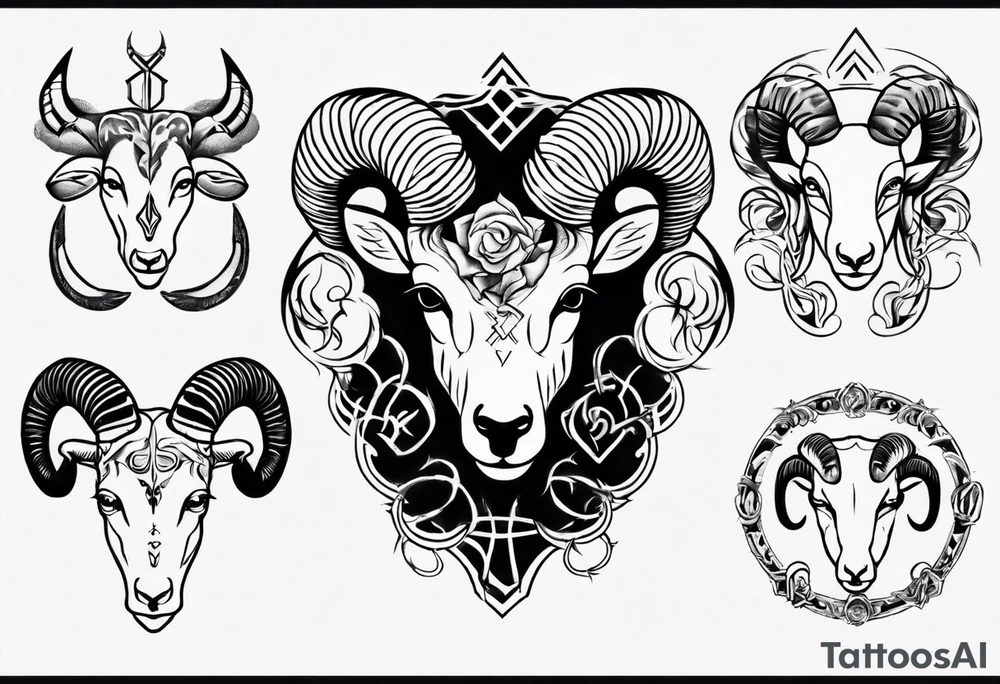 aries tattoo idea