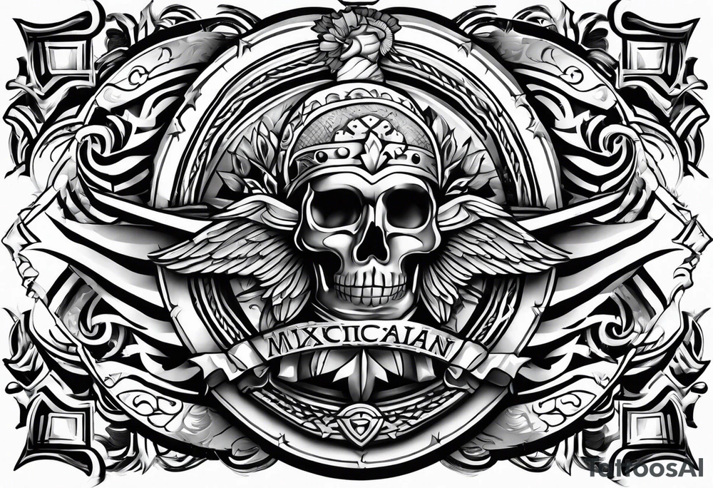 Proud Mexican American from New York who now services in the military tattoo idea