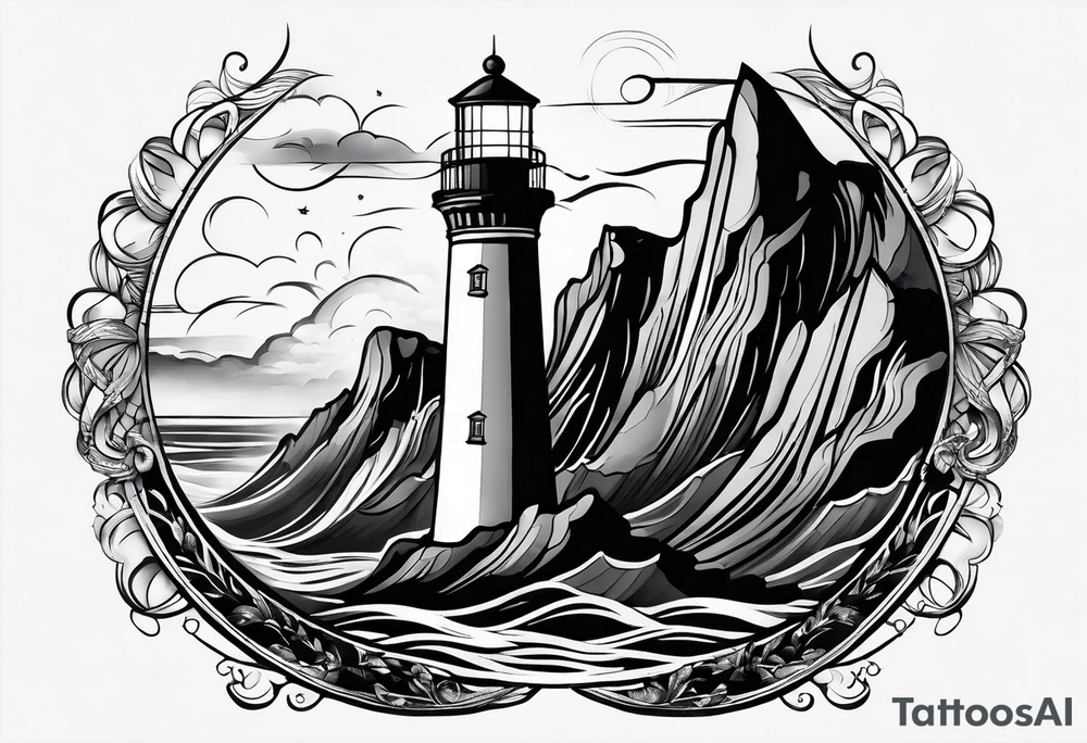 Lighthouse tattoo idea