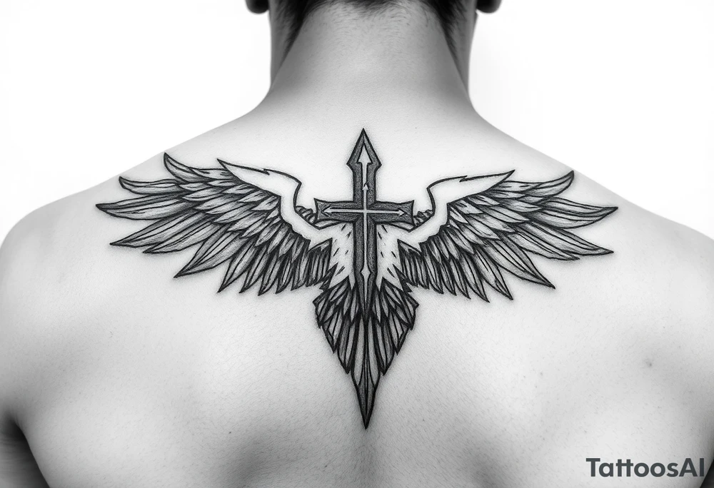 Give me something powerful on my like for my right shoulder for my first tat something about being a Christian and so I could look back on that stuff tattoo idea