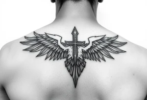 Give me something powerful on my like for my right shoulder for my first tat something about being a Christian and so I could look back on that stuff tattoo idea