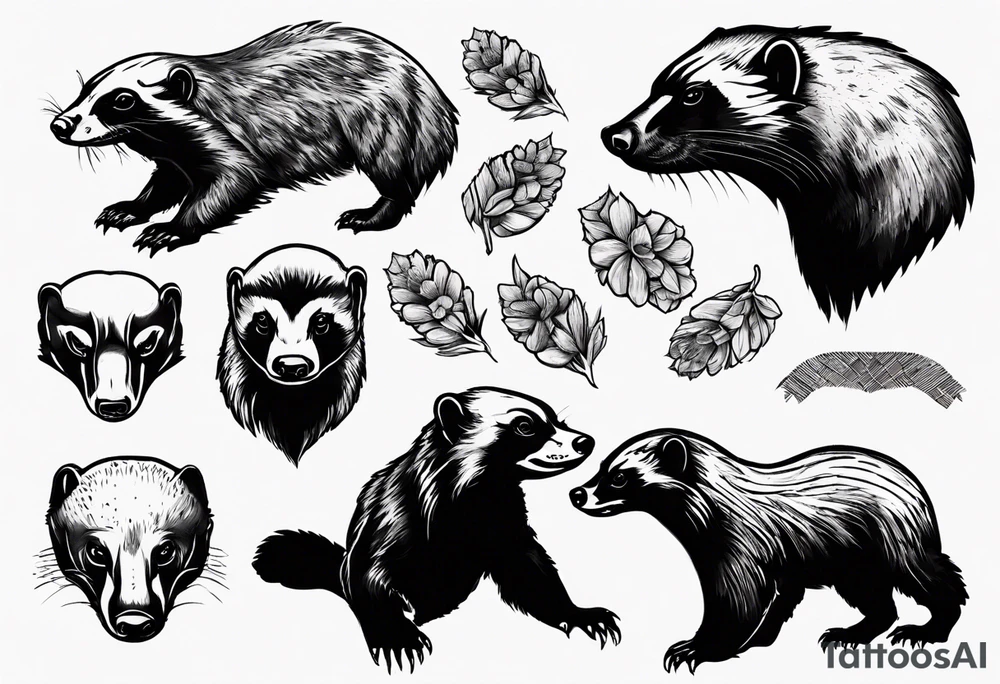 honey badger tattoo idea