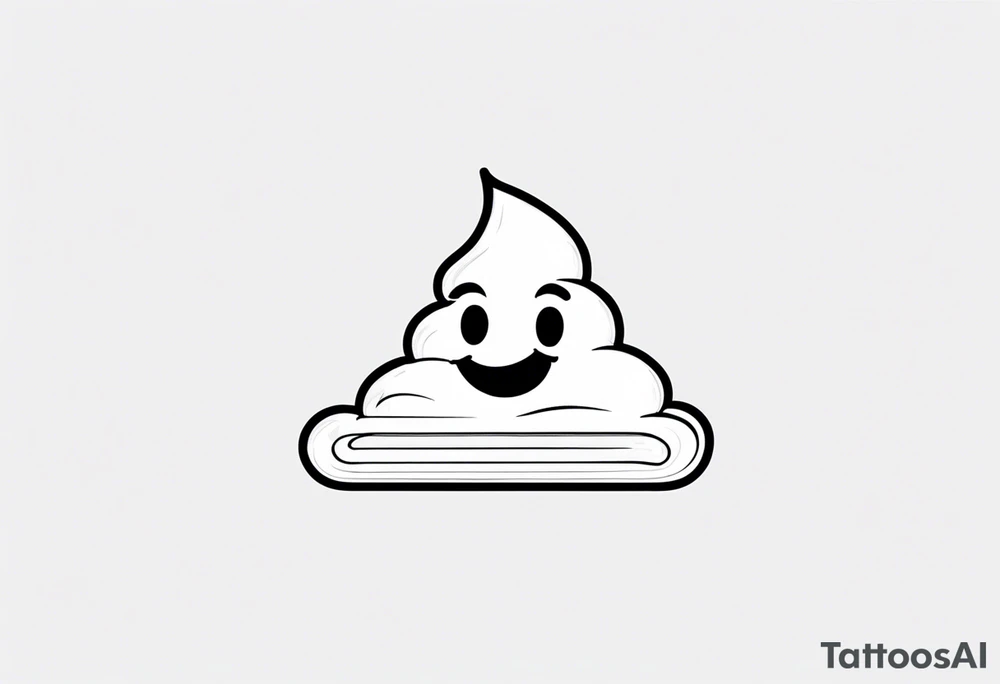 POOP EMOJI tattoo idea