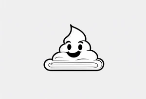 POOP EMOJI tattoo idea