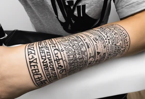 Lifesound, armband, upper arm tattoo idea