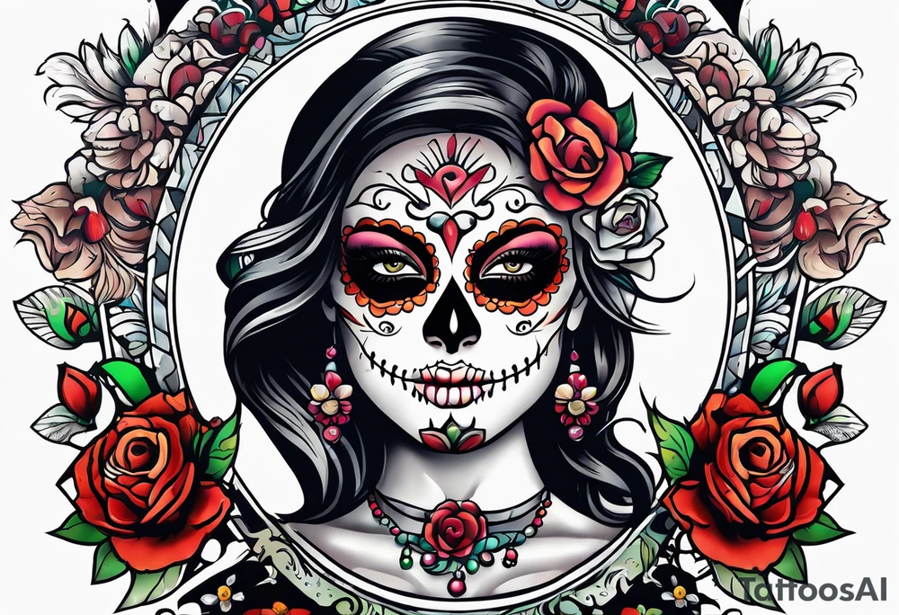 Day of the Dead tattoo idea