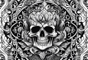 smoke pattern tattoo idea