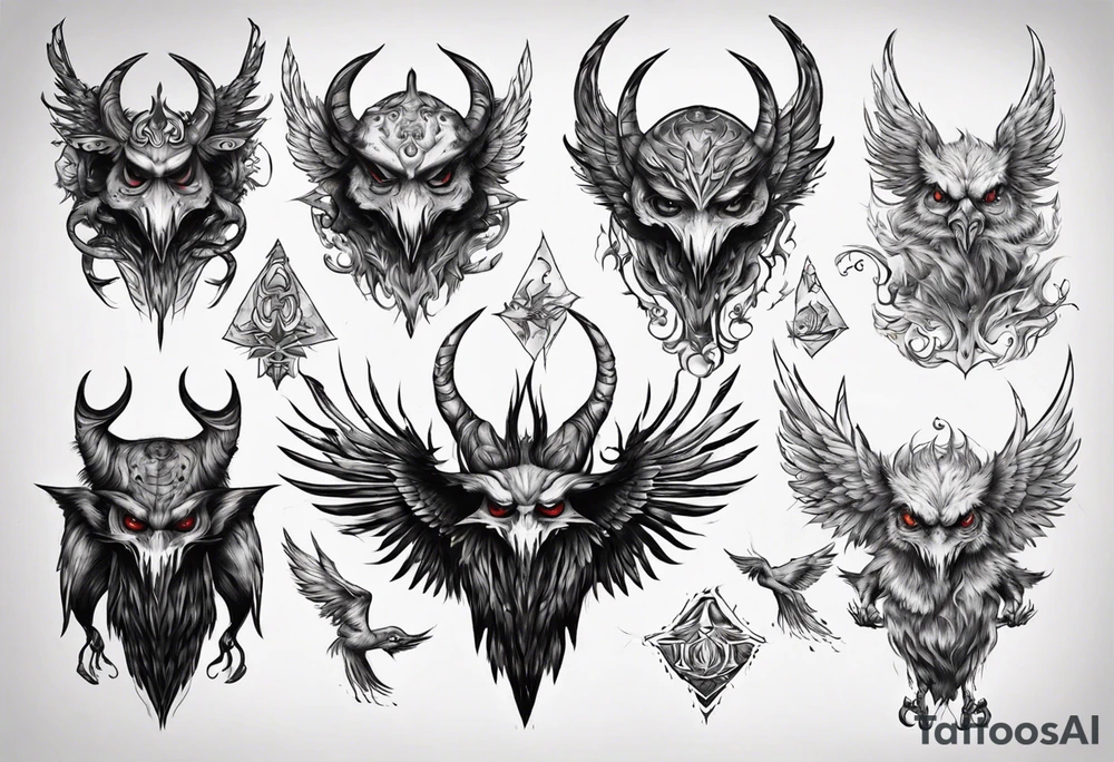 The Demon Stolas. tattoo idea
