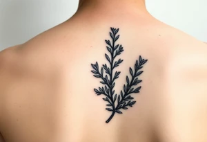 sprig of rosemary tattoo idea