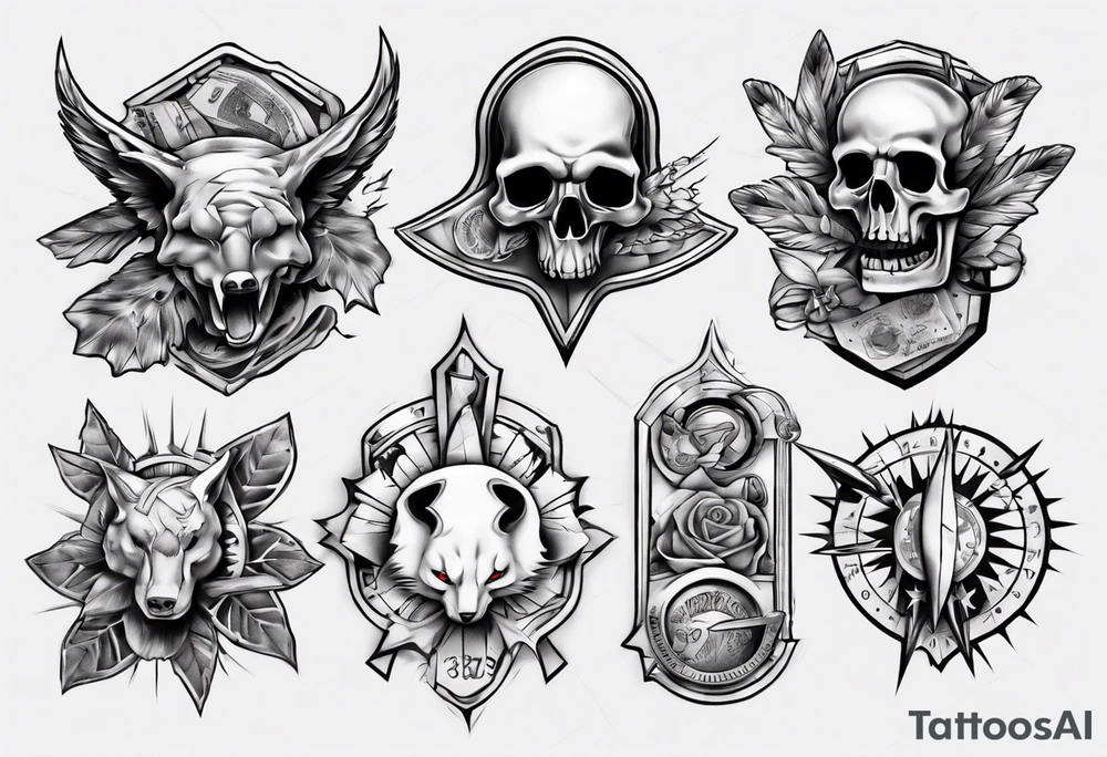 money hunt tattoo idea