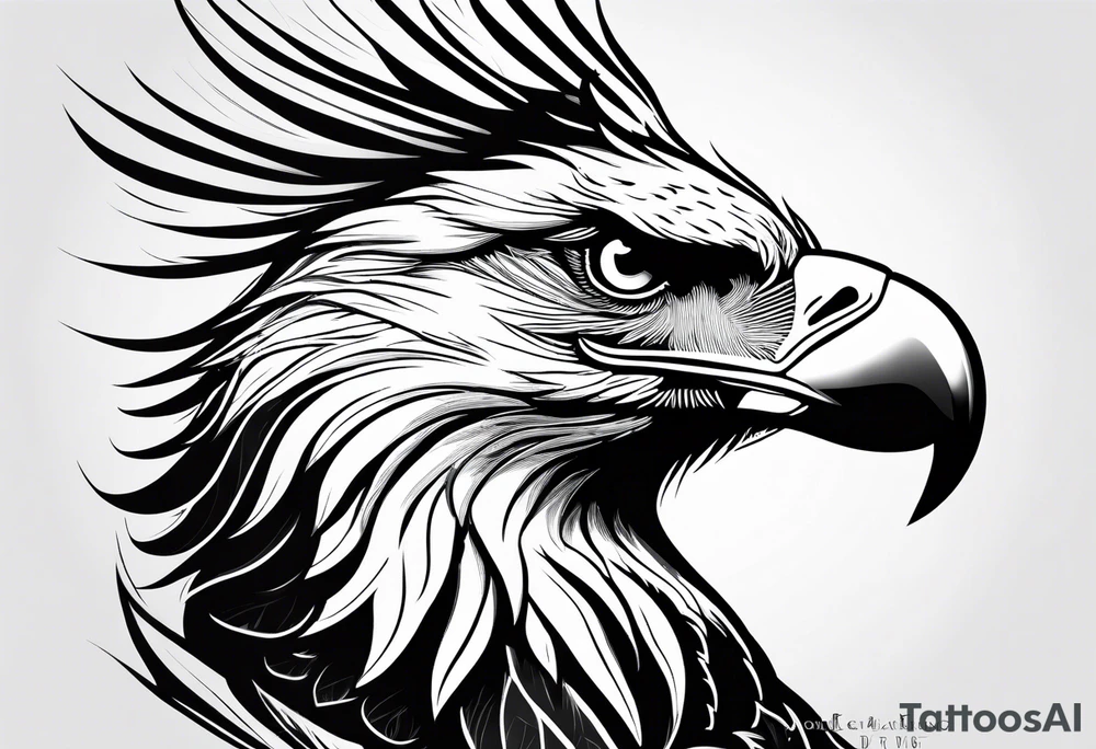 eagle king tattoo idea