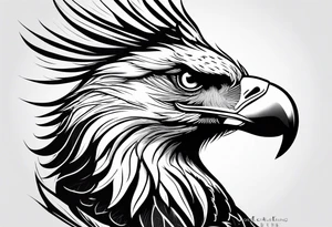 eagle king tattoo idea