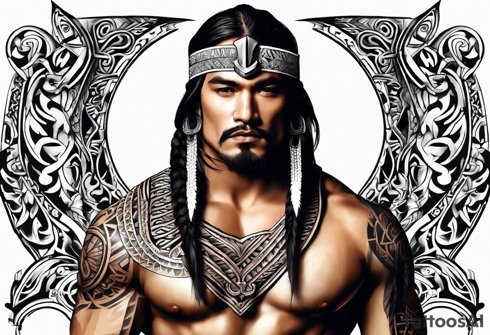 Maori Krieger tattoo idea
