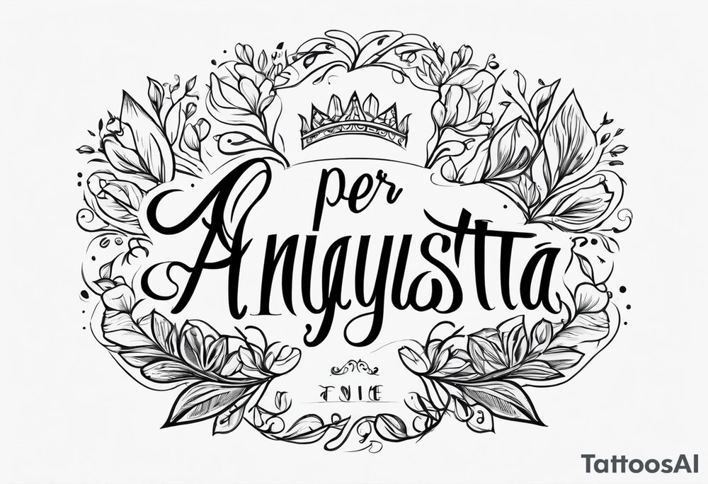 Per Angusta Ad Augusta tattoo idea