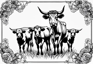 three cows tattoo idea