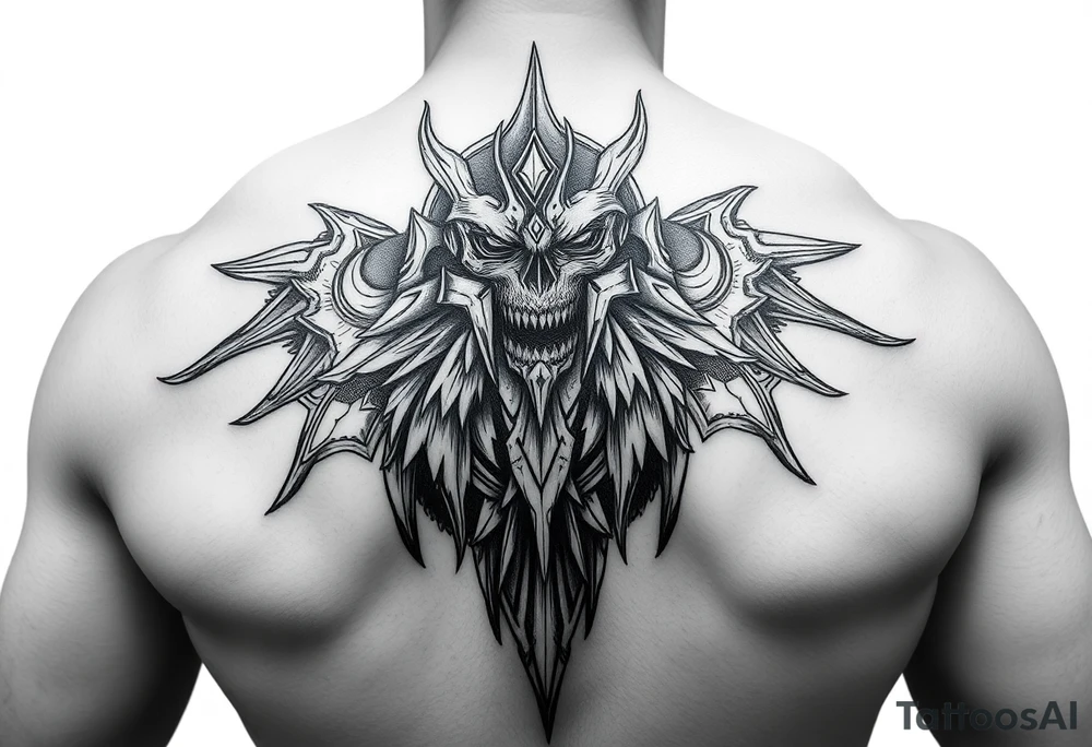 epic warrior tattoo tattoo idea