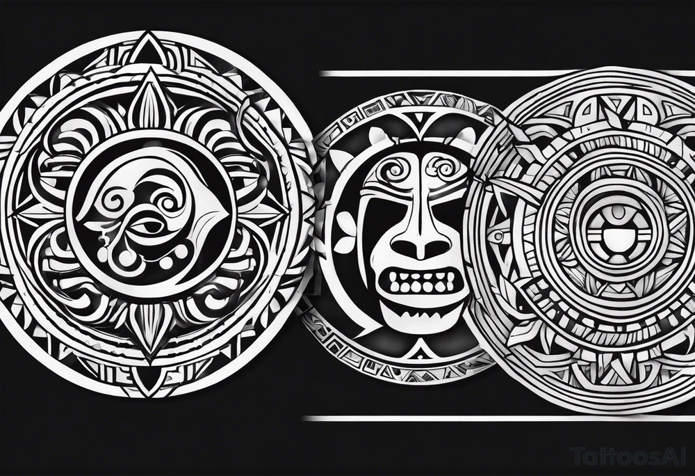 Taino symbol tattoo idea | TattoosAI
