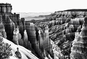 Bryce canyon national park tattoo idea