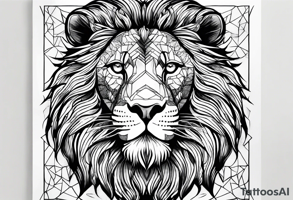 leo sign tattoo idea
