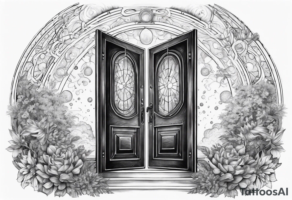 An Open Door that opens to a whole Universe tattoo idea