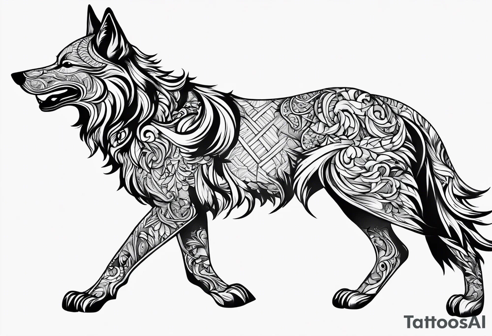 Fenrir tattoo idea