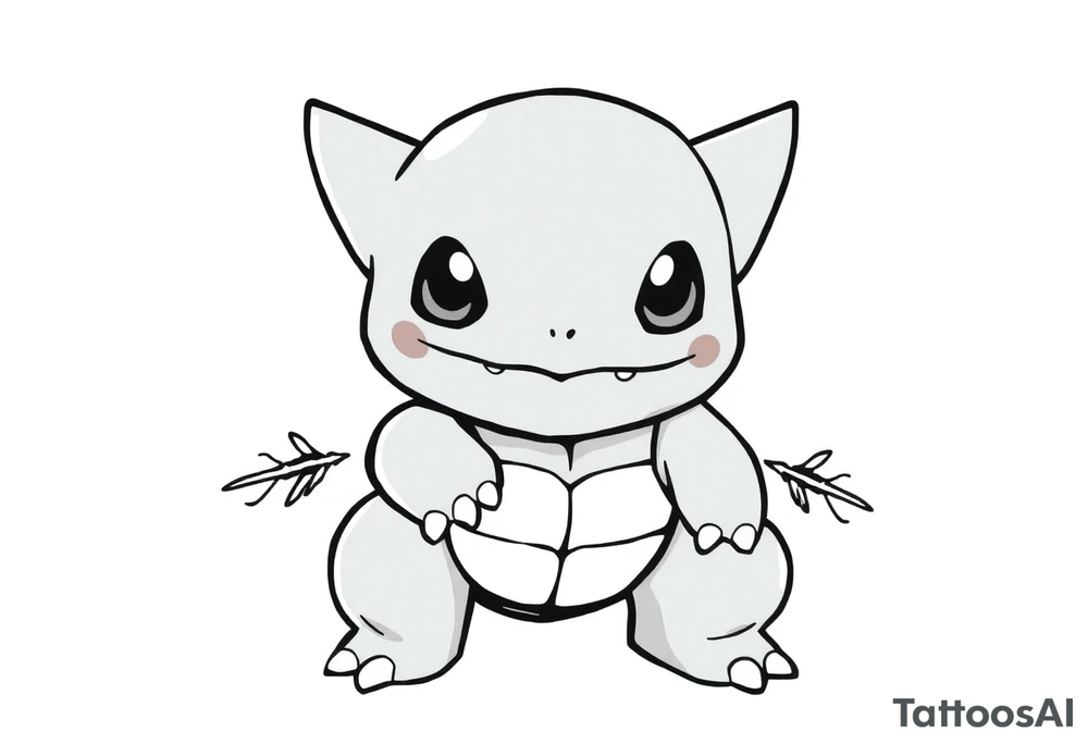 Squirtle tattoo idea