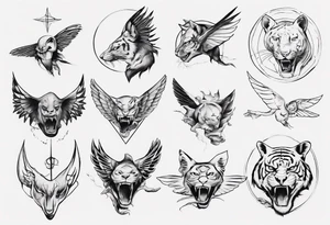 Flying tiger tattoo idea