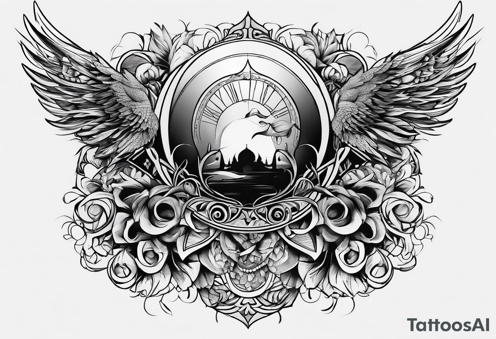 asso di denari tattoo idea