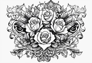 Long vine tattoo idea