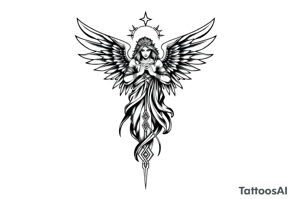 Holy Archangel, Biblical, Christianity, Archangel Michael, Hebrew, Guards of Christianity tattoo idea